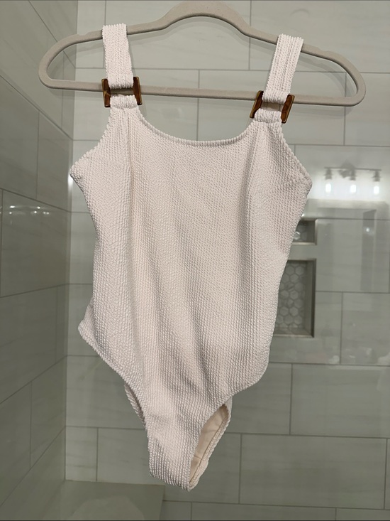 H&M Other - H&M Textured Cream One-Piece Swimsuit